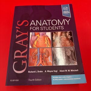 Gray's Anatomy for Students, 4th Edition, Richard L. Drakem A. Wayne Vogl, PB GC
